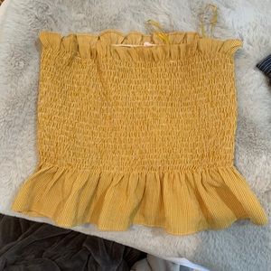 Yellow Tube Top